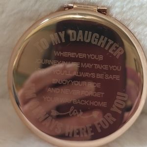 Gorgeous To My Daughter ❣️ pocket mirror 🪞